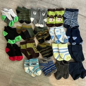 Baby boy socks bundle (19 pairs)